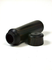 LV-1632 Mun Ebony Pill Box, Snuff Box, Toothpick Holder, Needle Case-SCREW CAP
