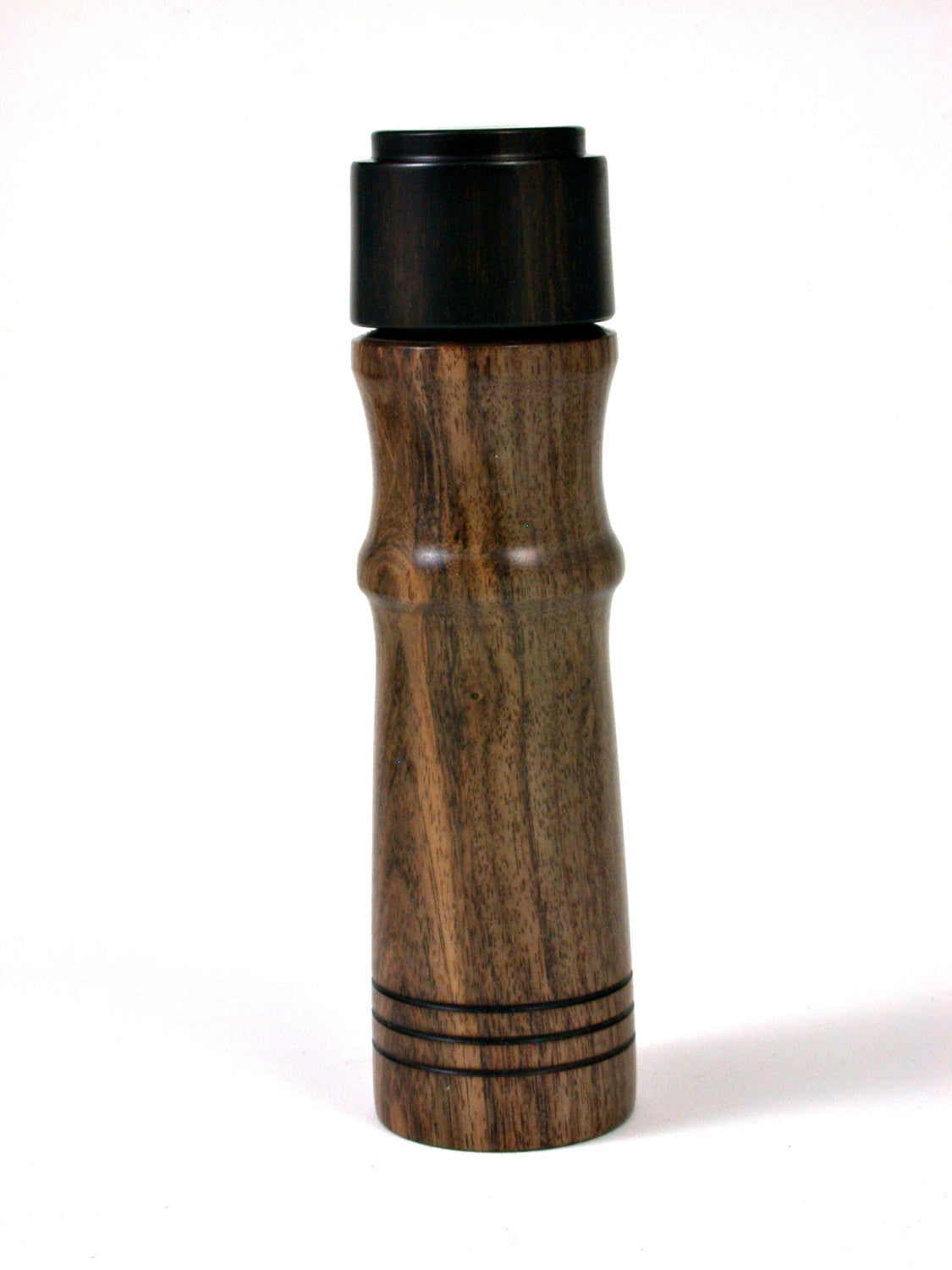 Reserved for John: LV-1634 Cocuswood & Mun Ebony Pill Box, Snuff Box, Toothpick Holder, Needle Case-SCREW CAP