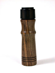Reserved for John: LV-1634 Cocuswood & Mun Ebony Pill Box, Snuff Box, Toothpick Holder, Needle Case-SCREW CAP