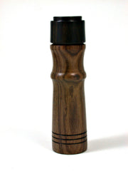 Reserved for John: LV-1634 Cocuswood & Mun Ebony Pill Box, Snuff Box, Toothpick Holder, Needle Case-SCREW CAP
