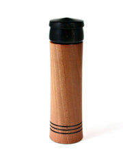 LV-1528 Manzanita & Ebony Pill Box, Snuff Box, Toothpick Holder, Needle Case-SCREW CAP