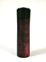 LV-1629 Camatillo & Ebony Pill Box, Snuff Box, Toothpick Holder, Needle Case-SCREW CAP