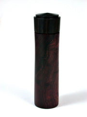 LV-1629 Camatillo & Ebony Pill Box, Snuff Box, Toothpick Holder, Needle Case-SCREW CAP