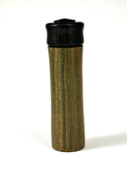 LV-1631 Verawood & Ebony Pill Box, Snuff Box, Toothpick Holder, Needle Case-SCREW CAP