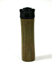 LV-1631 Verawood & Ebony Pill Box, Snuff Box, Toothpick Holder, Needle Case-SCREW CAP