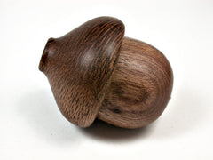 LV-1678 Ohia-Lehua & Macadamia Wooden Acorn Trinket Box, Keepsake, Jewelry, Ring Box-SCREW CAP