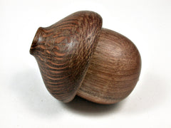 LV-1678 Ohia-Lehua & Macadamia Wooden Acorn Trinket Box, Keepsake, Jewelry, Ring Box-SCREW CAP