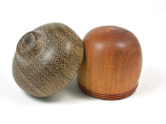 LV-1667 Chakte Viga & Brownheart Acorn Trinket Box, Keepsake, Jewelry, Ring Box-SCREW CAP