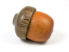 LV-1667 Chakte Viga & Brownheart Acorn Trinket Box, Keepsake, Jewelry, Ring Box-SCREW CAP
