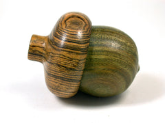 LV-1626 Verawood & Bocote Acorn Trinket Box, Keepsakes, Jewelry Box-SCREW CAP