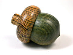 LV-1626 Verawood & Bocote Acorn Trinket Box, Keepsakes, Jewelry Box-SCREW CAP