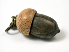 LV-1715 Pyinma & Royal Palm Acorn Key Fob, Pill Holder, Cash Stash-SCREW CAP