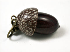 LV-1716 Bois de Rose & Betelnut Acorn Key Fob, Pill Holder, Cash Stash-SCREW CAP