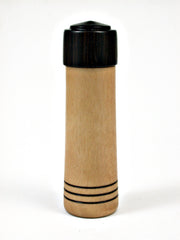 LV-1788 Hawaiian Naio & Mun Ebony Slim Pill Box, Toothpick Holder, Needle Case-SCREW CAP