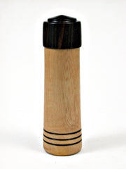 LV-1788 Hawaiian Naio & Mun Ebony Slim Pill Box, Toothpick Holder, Needle Case-SCREW CAP