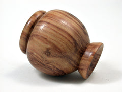 LV-0365 Tulipwood Miniature Wooden Vase, Footed Bowl, Hollow Form-CUTE