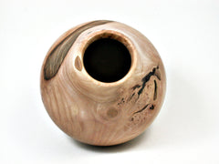 LV-1782 California Wild Lilac Hand Turned Wooden Bowl, Vase, Hollow Form-RARE