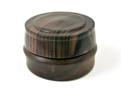 LV-1804 Partridgewood & Kingwood Flat Pill Box, Ring Holder, Jewelry Box-SCREW CAP