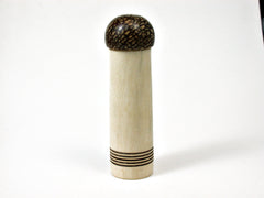 LV-1800 Holly & Betelnut Wooden Slim Pill Box, Toothpick Holder, Needle Case-SCREW CAP