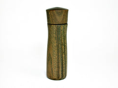 LV-1805 Argentine Lignum Vitae Wooden Slim Pill Box, Toothpick Holder, Needle Case-SCREW CAP