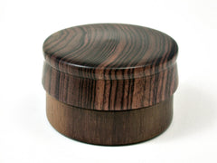 LV-1801 Queenwood & Kingwood Cap Flat Pill Box, Ring Holder, Jewelry Box-SCREW CAP