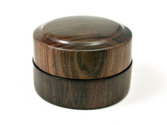 LV-1803 Leadwood with Tambooti Flat Pill Box, Ring Holder, Jewelry Box-SCREW CAP