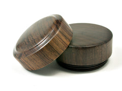 LV-1803 Leadwood with Tambooti Flat Pill Box, Ring Holder, Jewelry Box-SCREW CAP