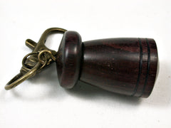 LV-1821 Bois de Rose Secret Compartment, Pill Pendant, Memorial Jewelry-SCREW CAP