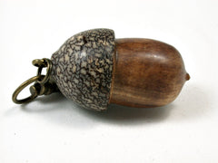 LV-1849 Sugi & Betelnut Acorn Charm, Pill Holder, Memorial Pendant-SCREW CAP