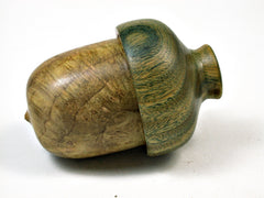 LV-1867 Redbud Burl & Verawood Acorn Trinket Box, Keepsakes, Jewelry Box-SCREW CAP