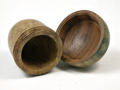 LV-1867 Redbud Burl & Verawood Acorn Trinket Box, Keepsakes, Jewelry Box-SCREW CAP