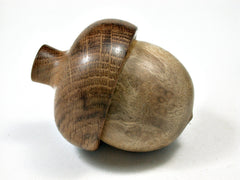 LV-1872 Bay Laurel Burl & Oak Acorn Trinket Box, Keepsakes, Jewelry Box-SCREW CAP