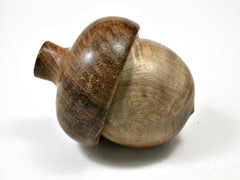 LV-1872 Bay Laurel Burl & Oak Acorn Trinket Box, Keepsakes, Jewelry Box-SCREW CAP