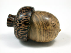 LV-1874 Chinese Pistachio & Black Palm Acorn Trinket Box, Keepsakes, Jewelry Box-SCREW CAP