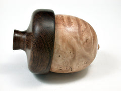 LV-1878 Dogwood Burl & Partridgewood Acorn Trinket Box, Keepsakes, Jewelry Box-SCREW CAP