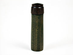 LV-1884 Verawood & Leadwood Wooden Slim Pill Box, Toothpick Holder, Needle Case-SCREW CAP