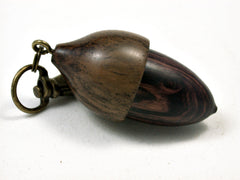 LV-1887 Camatillo & Leadwood Acorn Pendant Charm, Pill Holder-SCREW CAP