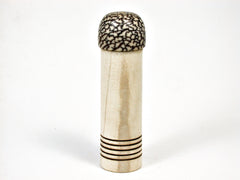 LV-1885 Holly & Betelnut Wooden Slim Pill Box, Toothpick Holder, Needle Case-SCREW CAP