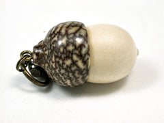 LV-1904 Holly & Betelnut Acorn Pendant Charm, Pill Holder, Cash Stash-SCREW CAP