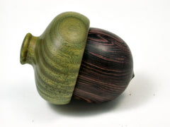 LV-1925 Camatillo & Vera Wooden Acorn Trinket Box, Keepsakes, Jewelry Box-SCREW CAP