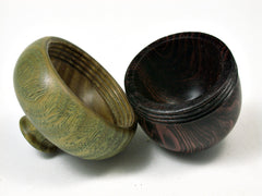 LV-1925 Camatillo & Vera Wooden Acorn Trinket Box, Keepsakes, Jewelry Box-SCREW CAP