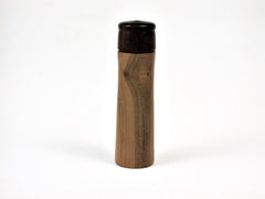 LV-1920 Sandalwood & Rosewood Slim Pill Box, Toothpick Holder, Needle Case-SCREW CAP