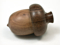 LV-1934 Sandalwood & Leadwood Acorn Engagement Ring Box, Pill Box, Trinket Box-SCREW CAP