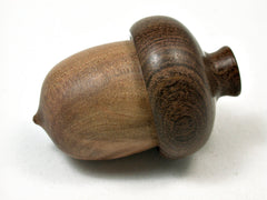LV-1934 Sandalwood & Leadwood Acorn Engagement Ring Box, Pill Box, Trinket Box-SCREW CAP