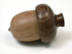 LV-1934 Sandalwood & Leadwood Acorn Engagement Ring Box, Pill Box, Trinket Box-SCREW CAP