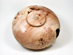 LV-1956 California Wild Lilac Burl Wood Turned Pot, Hollow Form, Vase with Natural Edge & Void