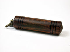 LV-1969 Wooden Slim Box, Pendant Pill Fob, Cash Stash from Cocobolo-SCREW CAP