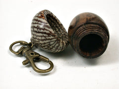 LV-1981 Acorn Pendant Box, Charm, Pill Holder from Cocuswood & Betelnut-SCREW CAP