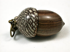 LV-1981 Acorn Pendant Box, Charm, Pill Holder from Cocuswood & Betelnut-SCREW CAP