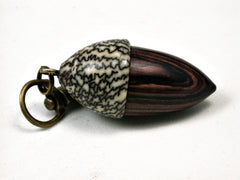 LV-1985 Acorn Pendant Box, Charm, Pill Holder from Camatillo & Betelnut-SCREW CAP